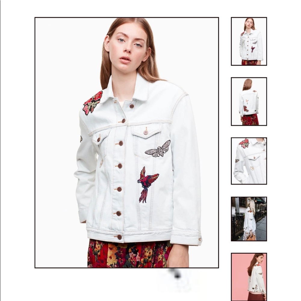 Little moon denim jacket